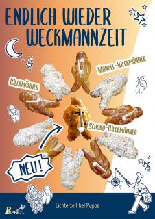 Lichterzeit bei Puppe ist Weckmannzeit