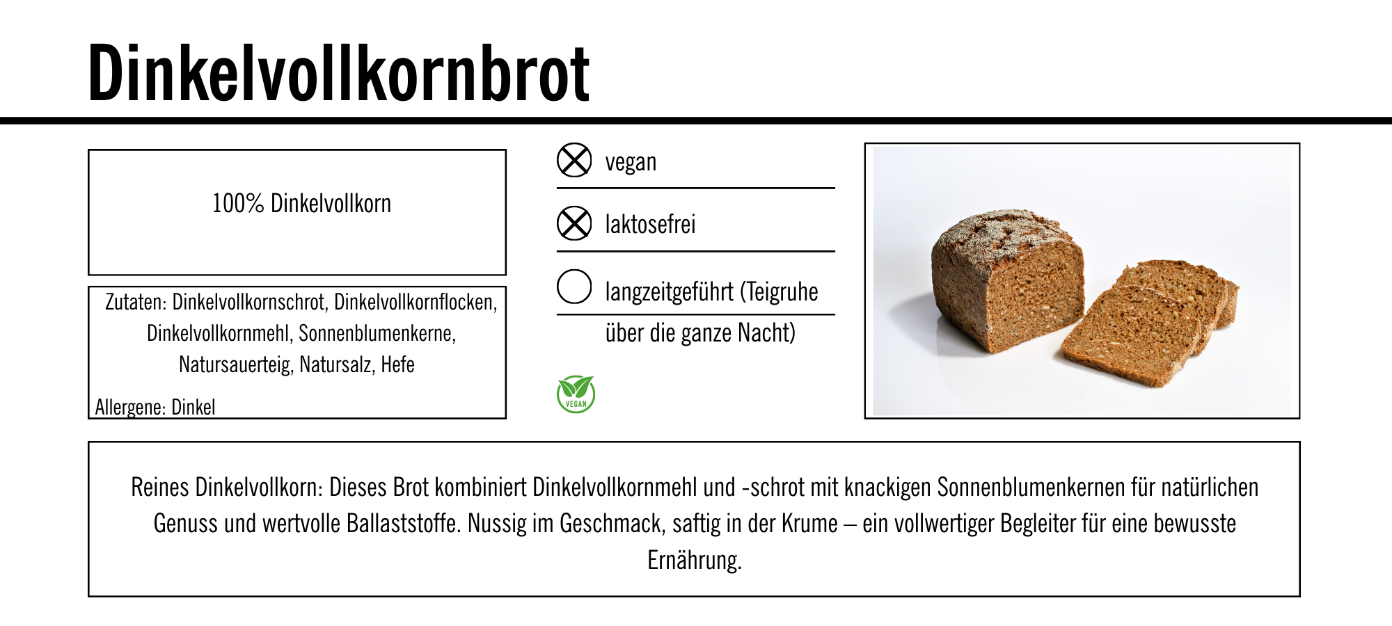 Dinkelvollkornbrot
