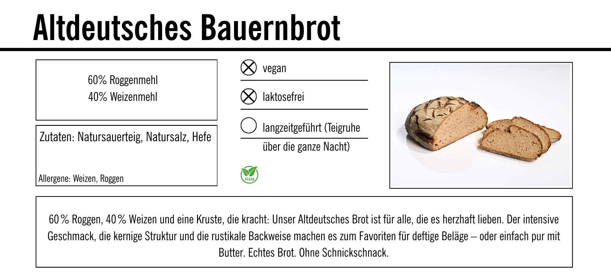 Aldt. Bauernbrot